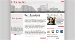 Desktop Screenshot of erikadreifus.com